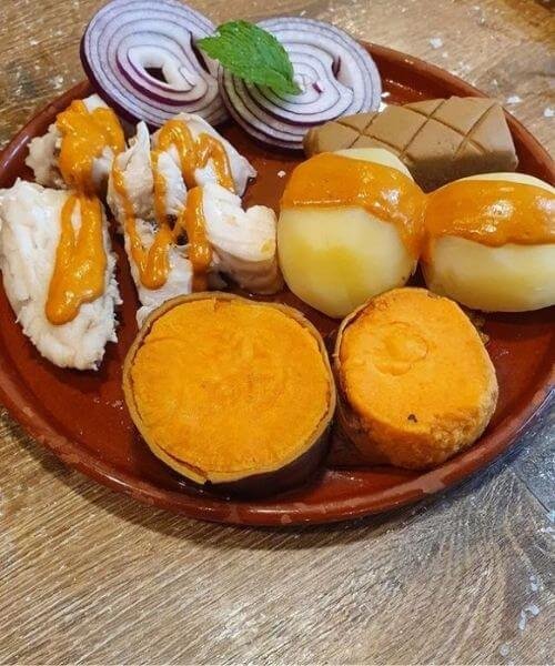 sancocho canario islas canarias comida típica: sancocho canario